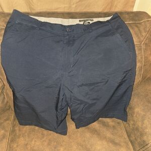 Greg Norman Collection Navy Flat Front Shorts Size 38